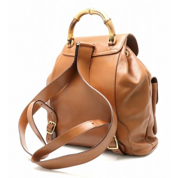 NWT Gucci GG Bamboo Vintage 1947 Front Pocket Backpack Sling Rucksack Bag 702101 main image 13